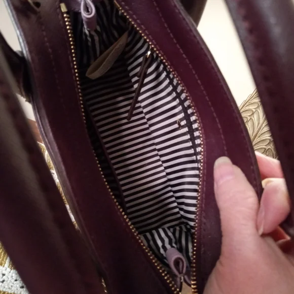 Kate Spade Cameron Street Mini Candace Satchel, RARE Mahogany Colorblock - Picture 7 of 10